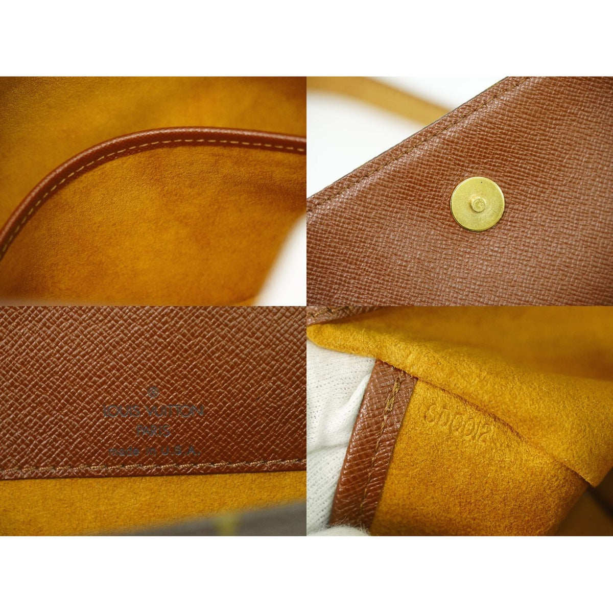 Louis Vuitton LV Musette Tango Short Monogram Shoulder Bag Brown — view 9