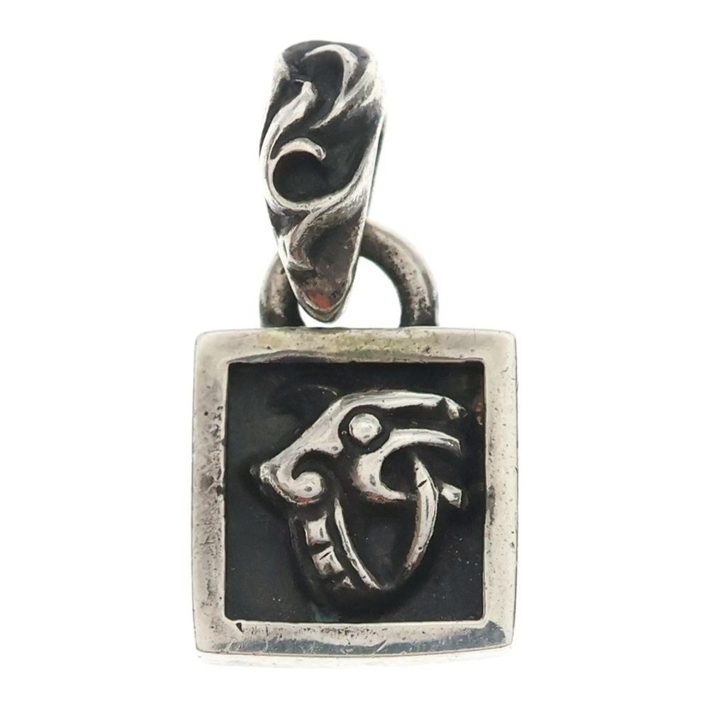 Chrome Hearts Framed Celtic Charm Pendant Top Silver