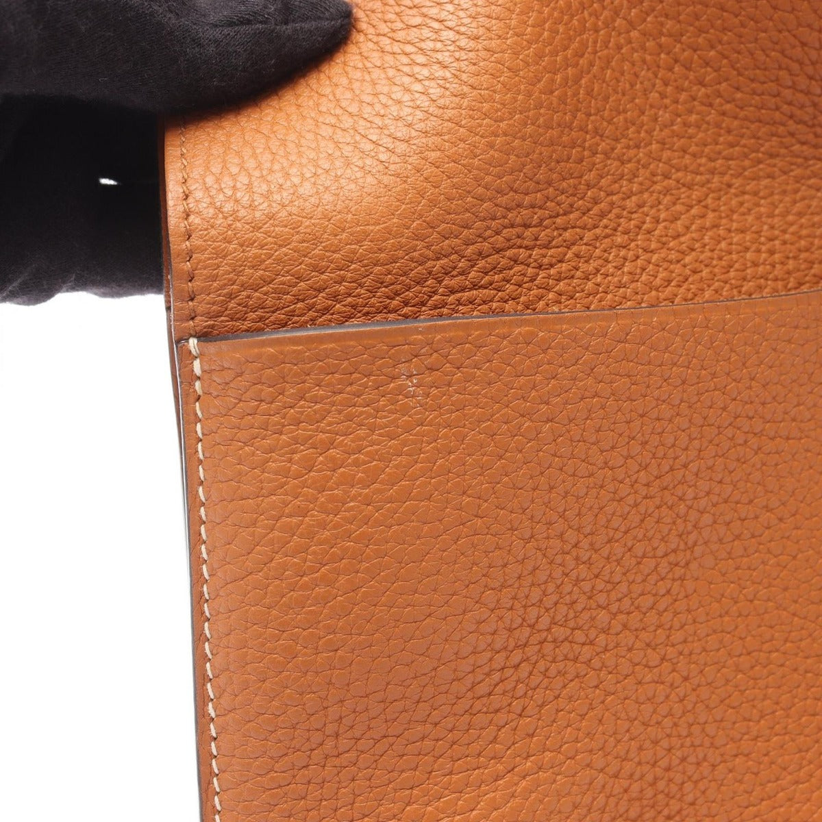 Hermes Handbag Halzan 31 Toffee Leather — view 11
