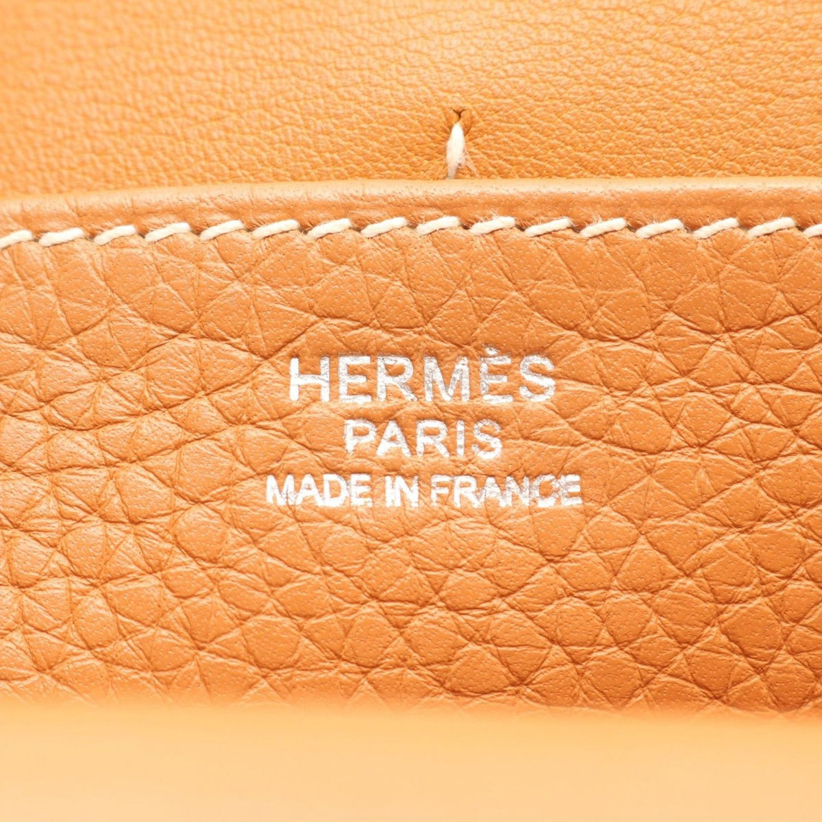 Hermes Handbag Halzan 31 Toffee Leather — view 4
