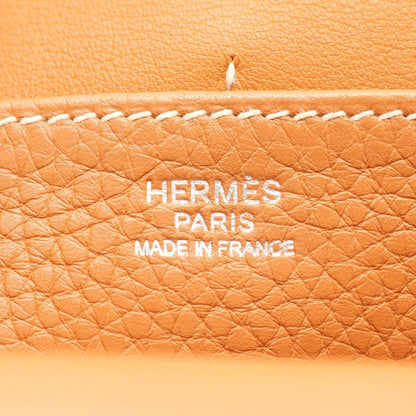 Hermes Handbag Halzan 31 Toffee Leather — view 4