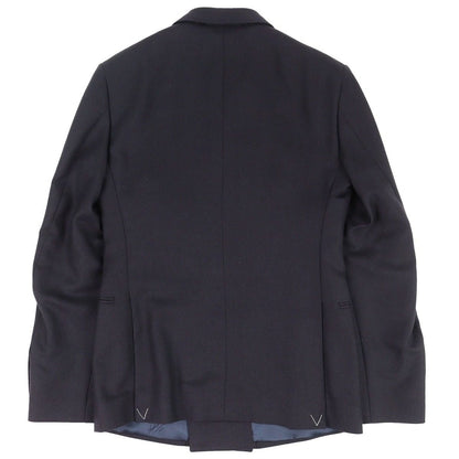 Louis Vuitton Double Breasted Cashmere and Wool Blend Pont Neuf Jacket Dark — view 2