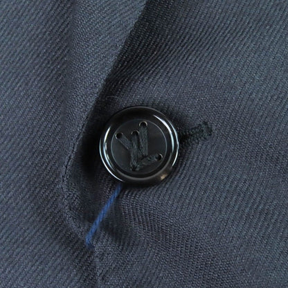 Louis Vuitton Double Breasted Cashmere and Wool Blend Pont Neuf Jacket Dark — view 5
