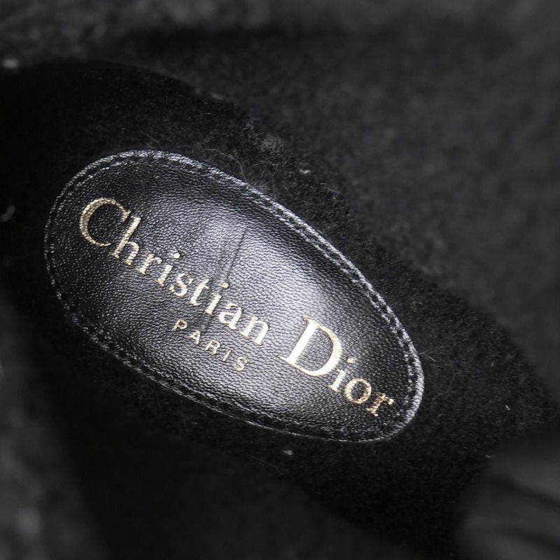 Christian DIOR D-venture Boots Size 36 1 2D Oblique Short Boots Snow Boots
