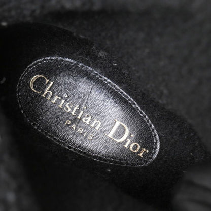 Christian DIOR D-venture Boots Size 36 1 2D Oblique Short Boots Snow Boots