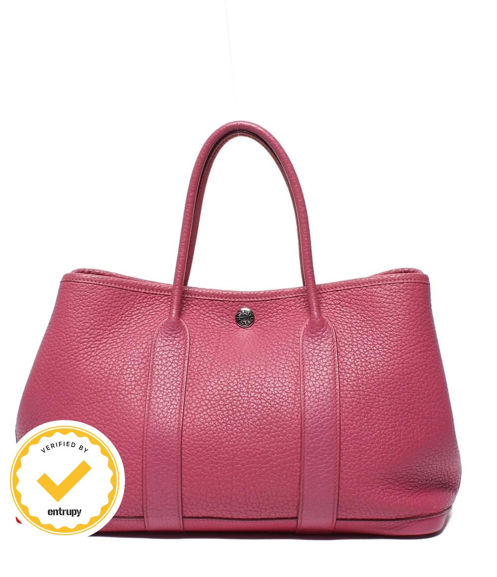 Hermes Handbag Silver Garden Party TPM