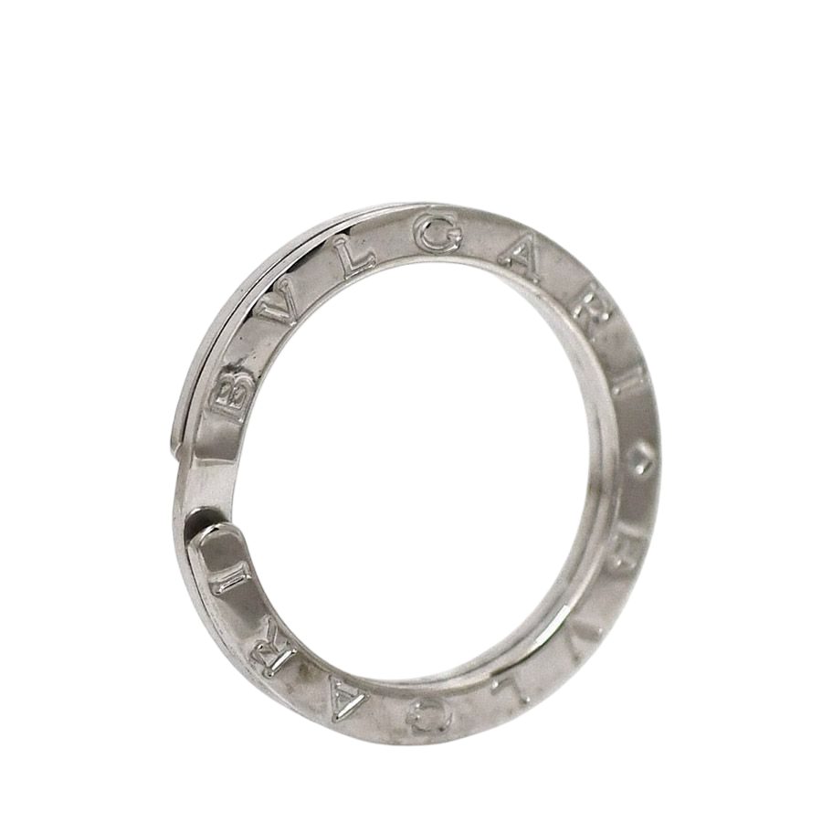 Bvlgari Key Ring Silver Polished Sterling