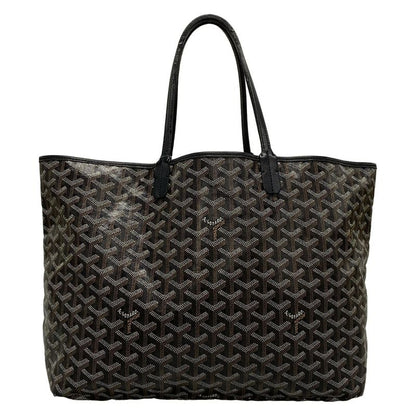 Goyard Tote Bag Saint Louis PM Black×brown×white Leather