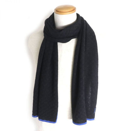  Louis Vuitton M70528 Echarpe Edge Logo Leather Patch Damier Silk X Cashmere X