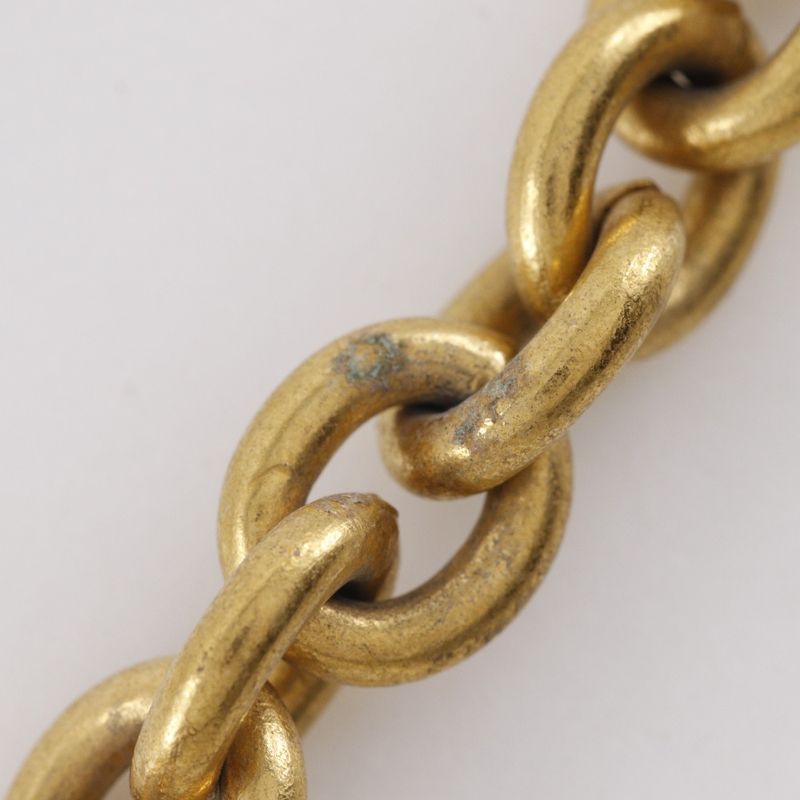 Chanel Coco Mark Vintage Matelasse Gold Plated Ladies 163.3g Necklace