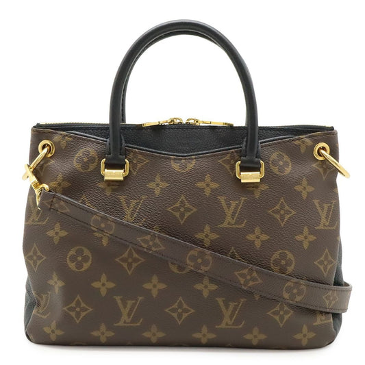 Louis Vuitton Monogram Pallas BB 2-Way Shoulder Bag Crossbody Leather Noir Black