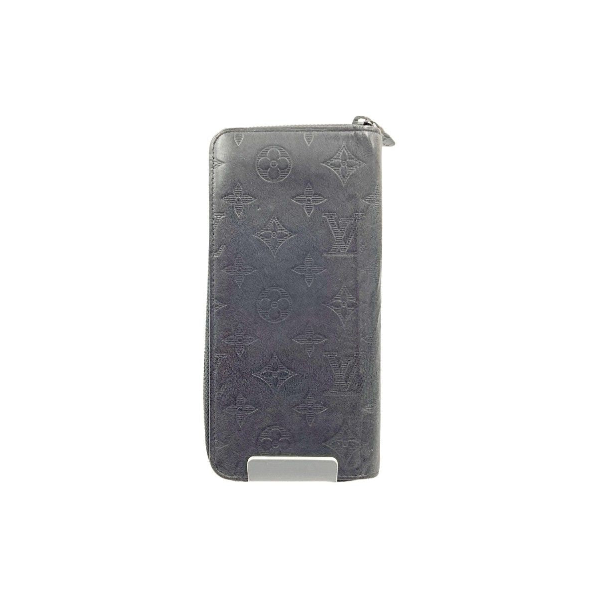 Louis Vuitton Monogram Shadow Zippy Wallet Vertical Round Zipper Long