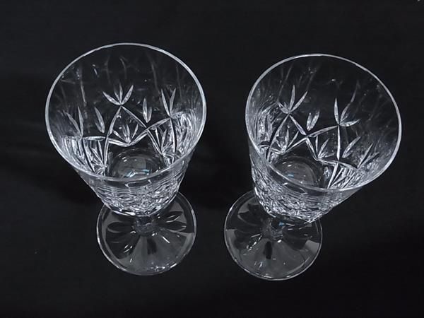Tiffany & Co Tiffany & Co Faceted Pair Of Glasses Wine Glasses Tableware
