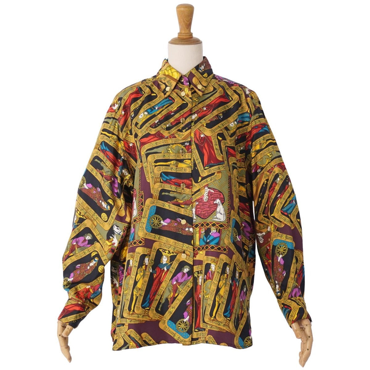 Hermes Vintage Shirt Blouse Button Down — view 3