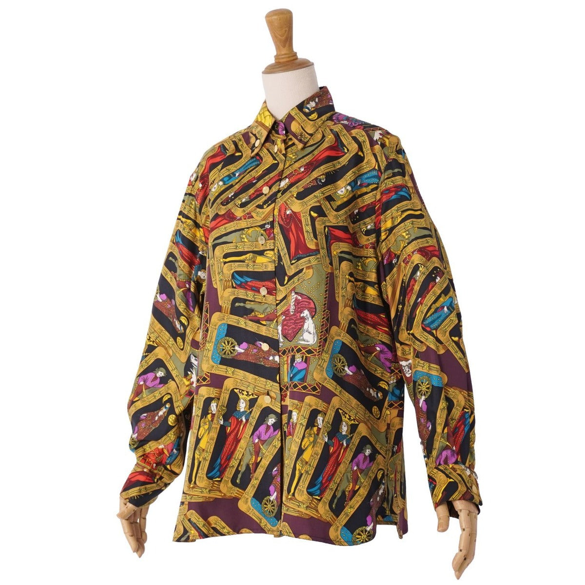 Hermes Vintage Shirt Blouse Button Down — view 4