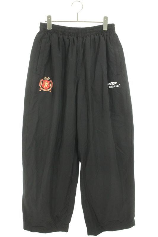 Balenciaga 24SS 780874 Tpq38 Soccer Nylon Track Long Pants Men 46