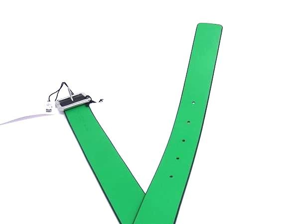 Bottega Veneta Leather Silver Hardware Belt Size: 100cm (39.37in) 40IN Black