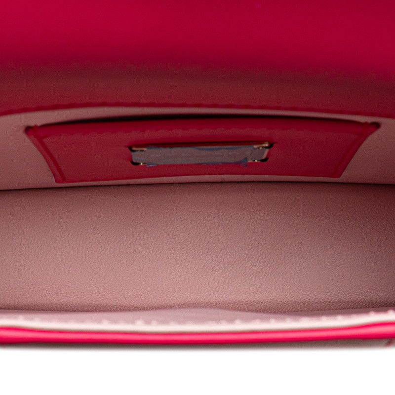 Bulgari Serpenti Forever Chain Shoulder Bag Pink Leather Women Bvlgari