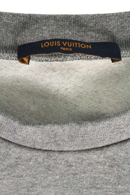 Louis Vuitton 20AW Rm202m UYR Hjy13w Squared LV Crewneck Sweatshirt Men's XL