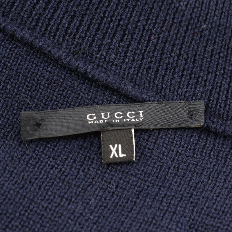 Gucci Zip-up Cotton Men's Sweater