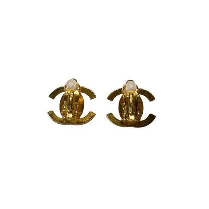 Chanel 21114899023030 96P Turnlock Coco Mark Earrings Ladies Gold -