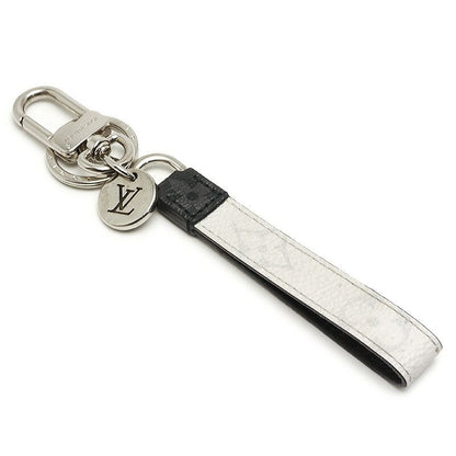 Louis Vuitton Porte Cles Dragonne Monogram Eclipse Key Holder White