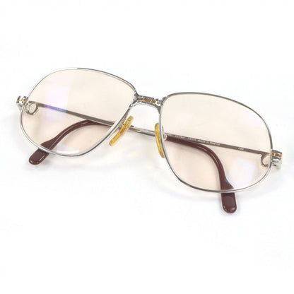 Cartier Vintage Maillon Panthere Sunglasses Eyewear Silver 14