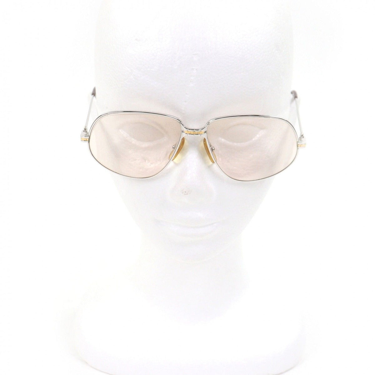Cartier Vintage Maillon Panthere Sunglasses Eyewear Silver 14 — view 2