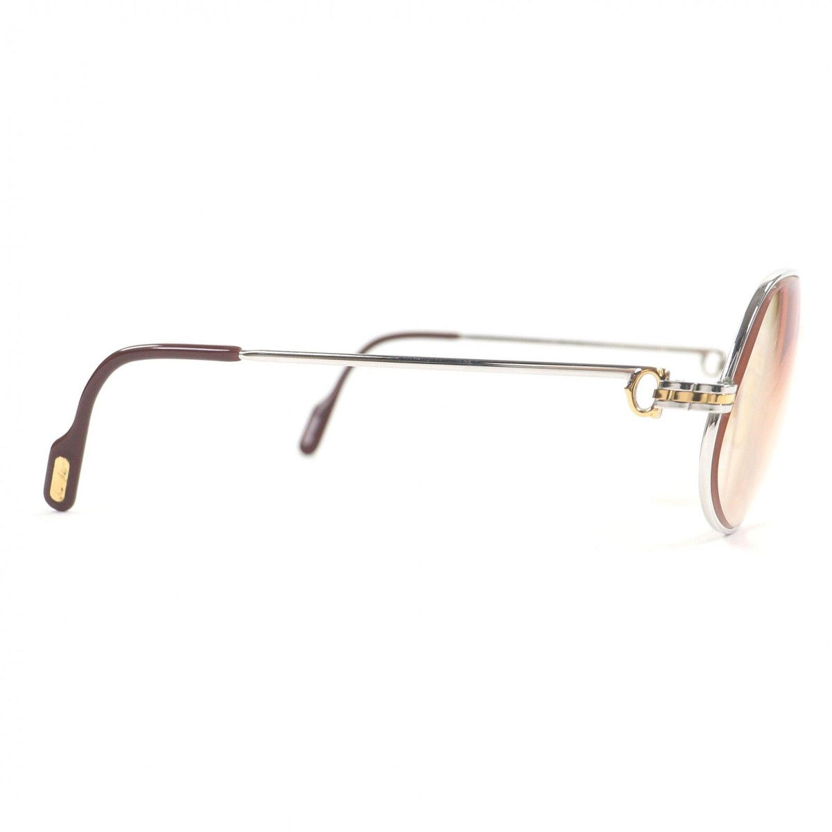 Cartier Vintage Maillon Panthere Sunglasses Eyewear Silver 14 — view 4