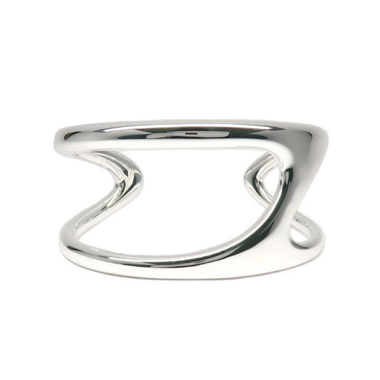 Hermes Bracelet Chaine D'ancre Punk Bangle 15 AG 925 Silver Manufactur