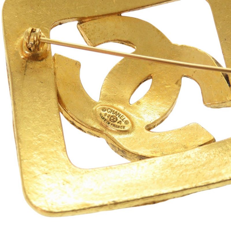 Chanel Coco Mark GP Gold Brooch 0159 Chanel