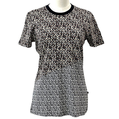 Louis Vuitton T-Shirt Short Sleeve Cotton Brown L Flower