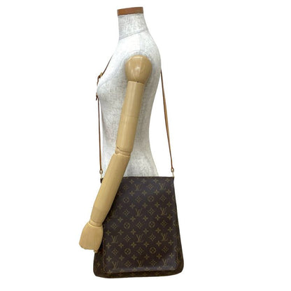Louis Vuitton Vintage Musette Leather Shoulder Bag Pochette Sacoche Brown 63385