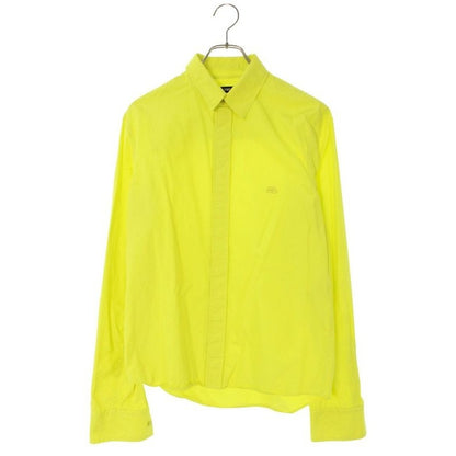 Balenciaga BB Logo Embroidery Long Sleeve Shirt 38