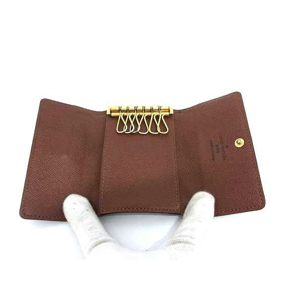 Louis Vuitton Key Case Monogram Multicles 6 Brown Leather — view 3