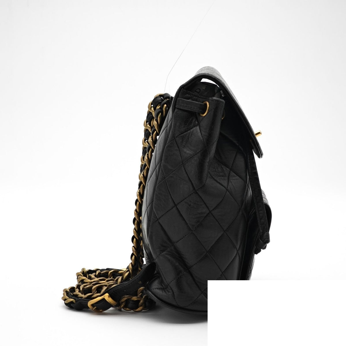 Chanel Quilted Backpack Flap Black Key — view 4