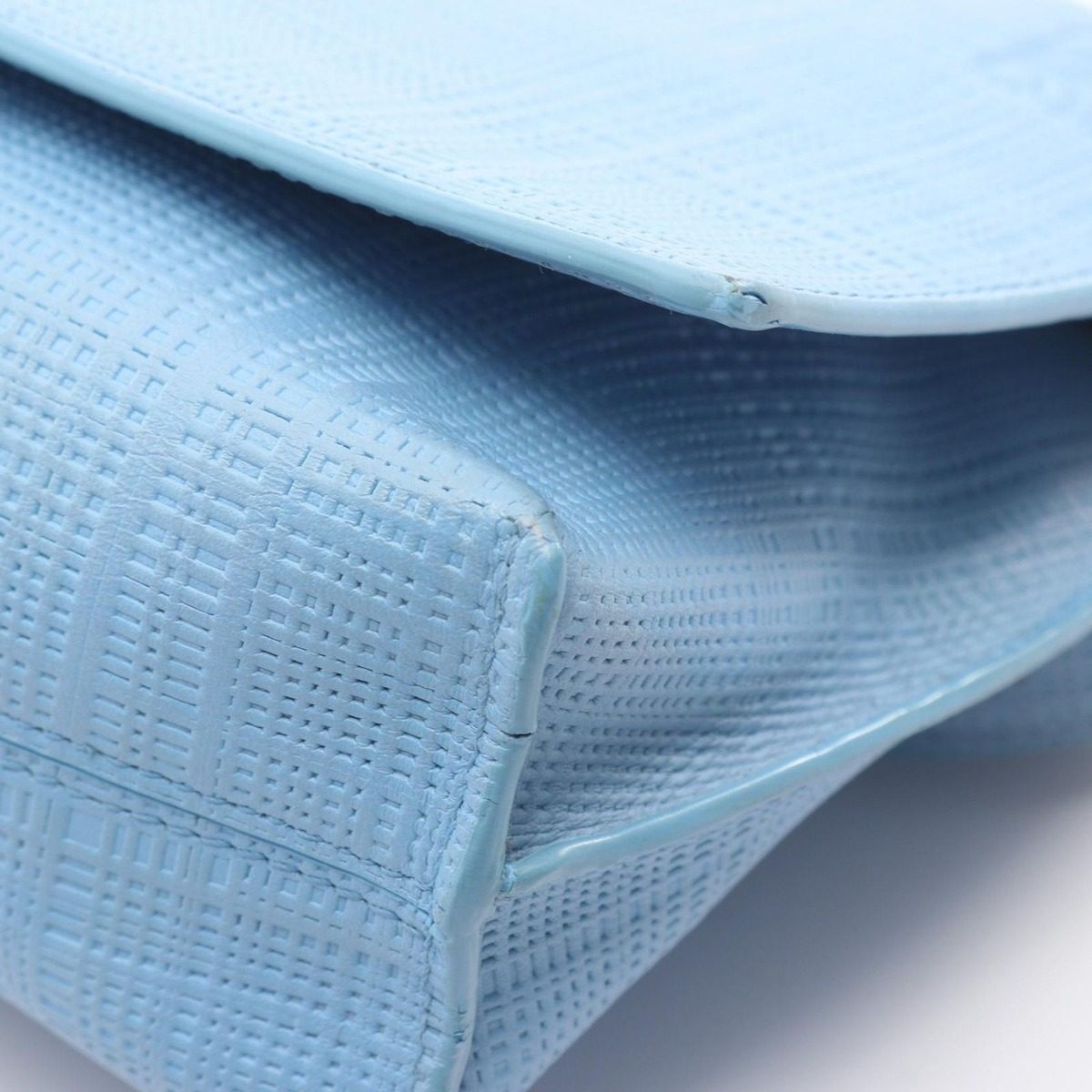 Loewe Shoulder Bag Vega Light Blue Leather — view 7