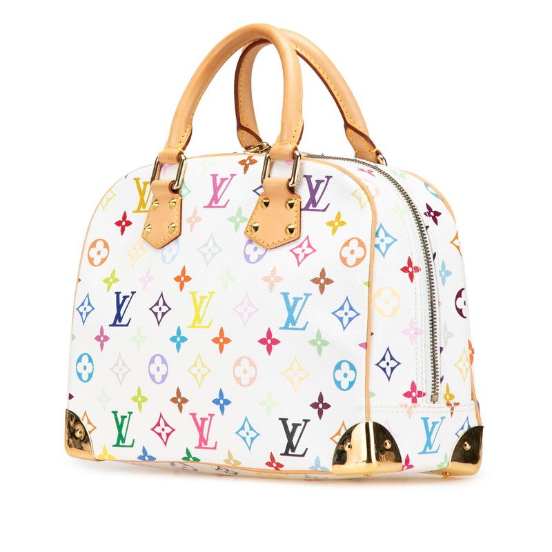 Louis Vuitton Monogram Multicolor Trouville Studded M92663 Bronze White PVC