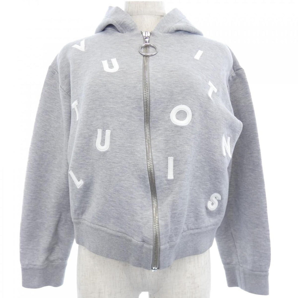 Louis Vuitton Hoodie White XS Gray