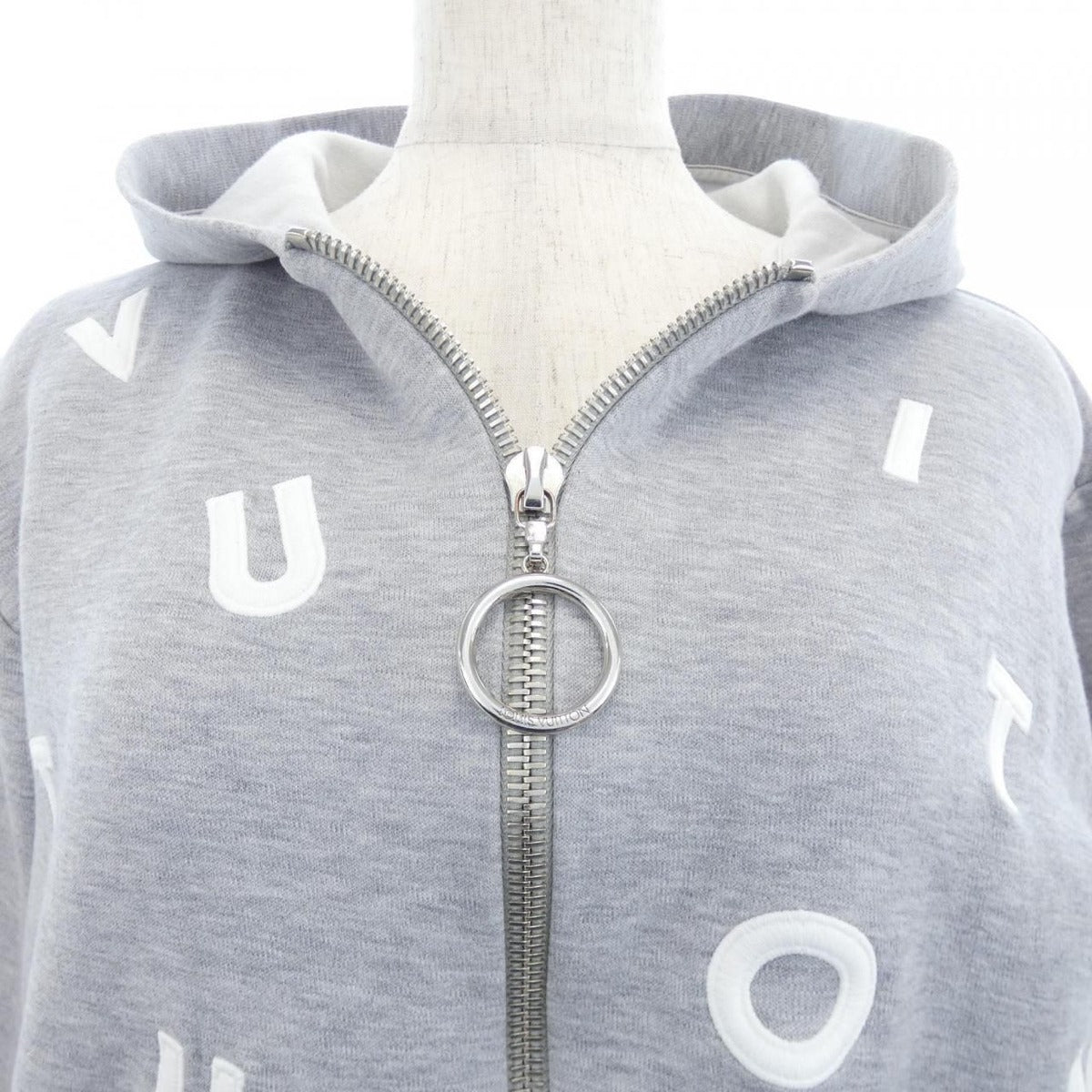 Louis Vuitton Hoodie White XS Gray — view 3