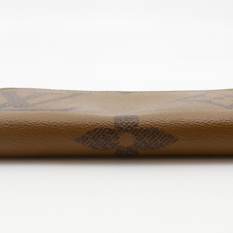 Louis Vuitton Zippy Wallet Monogram Giant Reverse M69353 Monogram Canvas Brown