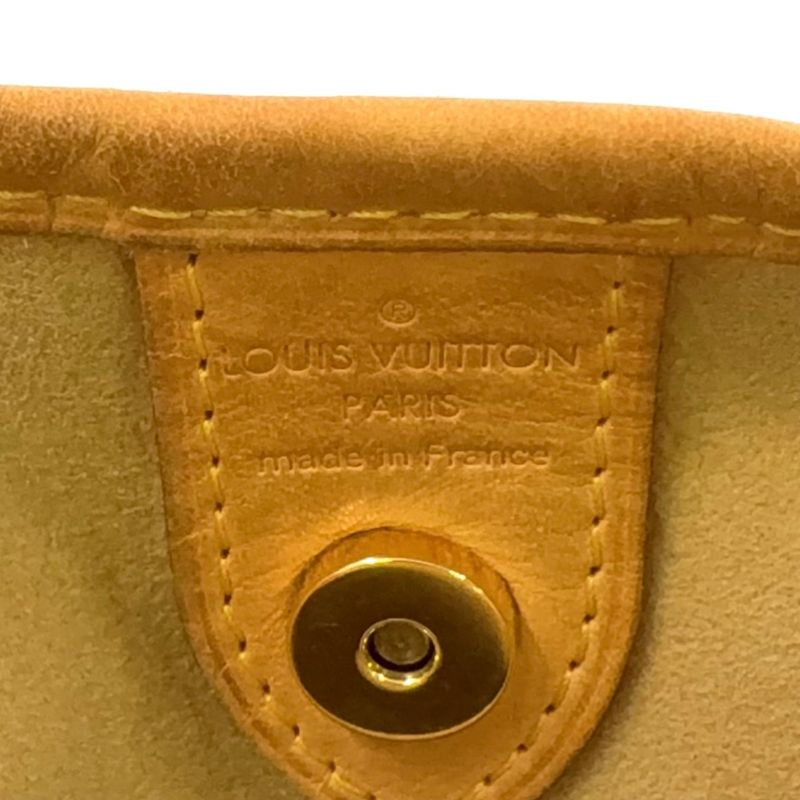 Louis Vuitton Galleria PM Monogram Leather × PVC Brown Shoulder Bag Gold M56382