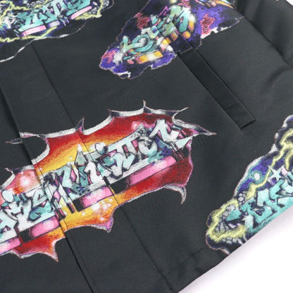 Louis Vuitton 22AW Hnb22w LV Graffiti Embellished Stand Collar Blouson Jacket