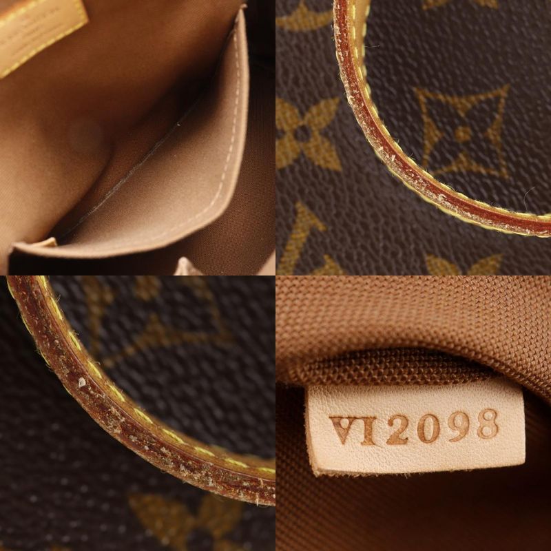 Louis Vuitton Batignolles M51156 Monogram Canvas Brown Vi2098 Ladies Handbag