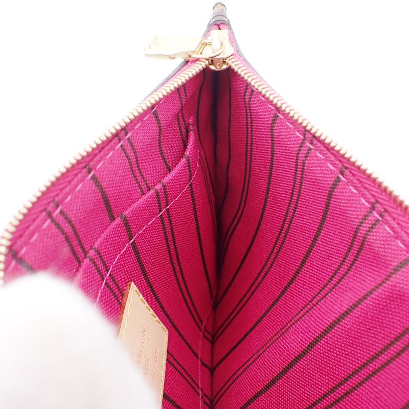 Louis Vuitton Neverfull Pouch Monogram Pink 34ka714