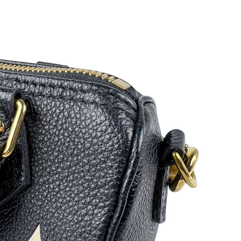 Louis Vuitton Crossbody Shoulder Bag Monogram Empreinte Bicolor Nano Speedy