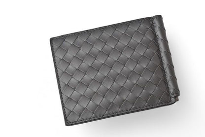 Bottega Veneta Wallet Money Clip Bottega Veneta Fold Wallet Calf 123180 Gunmetal