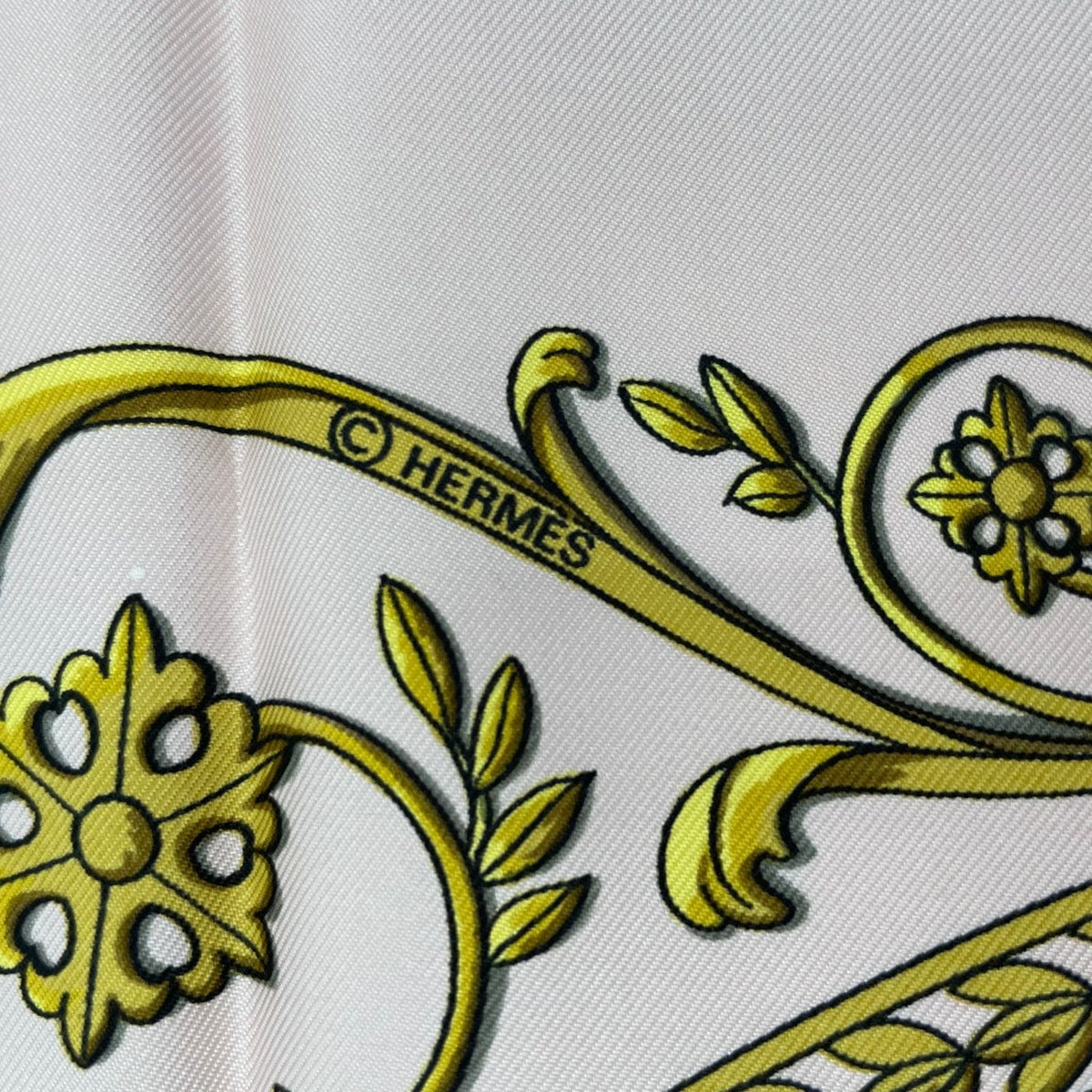 Hermes Scarf Silk Carre 90 la Promenade de Longchamps Walk to Long Chien Pink — view 8