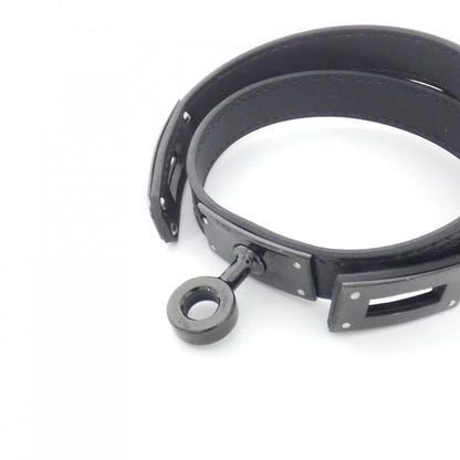 Hermes Kelly Double Tour Sole Black Bracelet — view 4