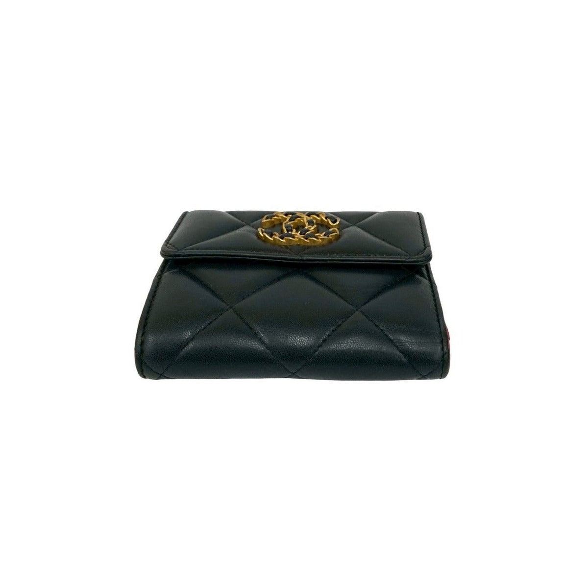 Chanel CC Logo Lambskin Leather — view 6